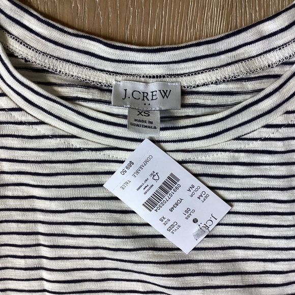 J. Crew Black and White Striped Mini Dress - Picture 8 of 13